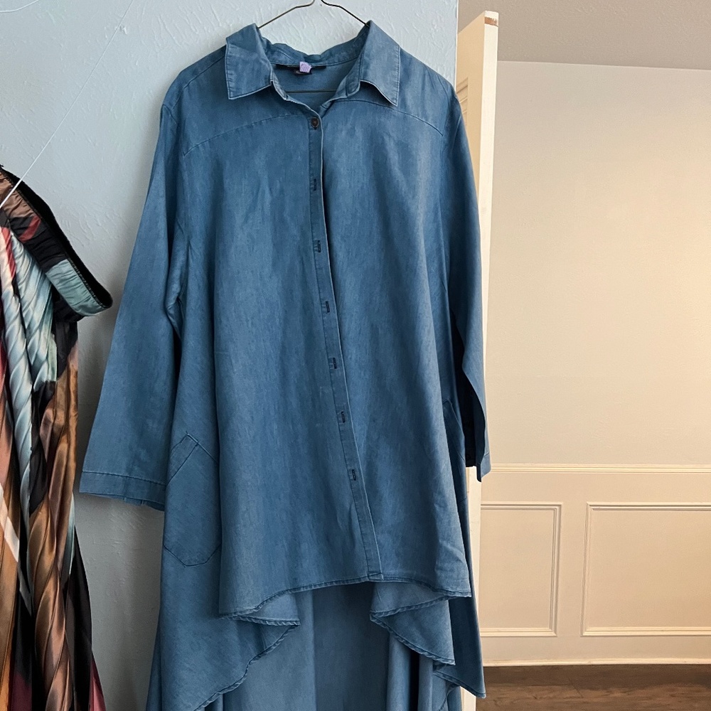 Blue Jean dress shirt